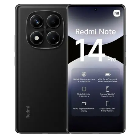 Xiaomi Redmi Note 14 Pro 4G Dual Sim 6.67" 8GB/256GB NFC Midnight Black