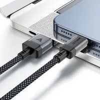 Data Cable Acefast C12-04 USB-A  to USB-C 3A Fast Charge USB2.0 Braided Black 1.2m