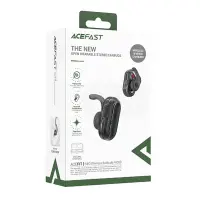 Wireless Earphones Hands Free Acefast FA003 TWS v5.3 550mAh 8hr Working Time with 4-Mic ENC Technology IPX4 Black