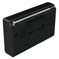 Portable Radio Technisat Travelradio 300 0.5 W with 3.5mm Headphone Jack and Power Cable Black