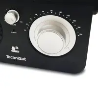 Portable Radio Technisat CLASSIC 100 1W with 3.5mm Headphone Jack and Power Cable Black