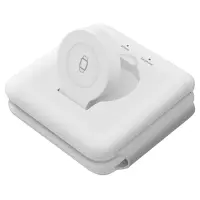 Wireless Foldable Charger Pad for Yenkee YAC 5330 3-in-1 15W White + Wall Charger 35W