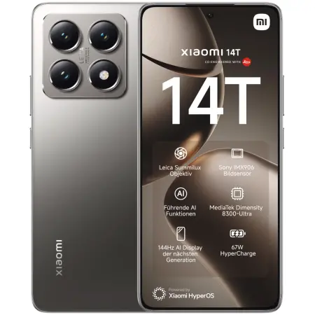 Xiaomi 14T 5G Dual Sim 6.67" 12GB/256GB NFC IP68 Titan Gray
