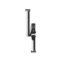 Watchband Xiaomi Leather Double Strap for Smart Band 8 / Smart Band 9 Black and White BHR7311GL
