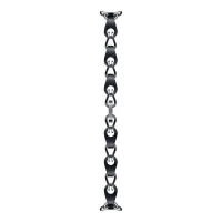 Watchband Xiaomi Leather and Metal Chain Strap for Smart Band 8 / Smart Band 9 BHR7303GL