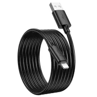 Cable Hoco X88 Gratified USB-C  to Lightning 2.4A Black 2m