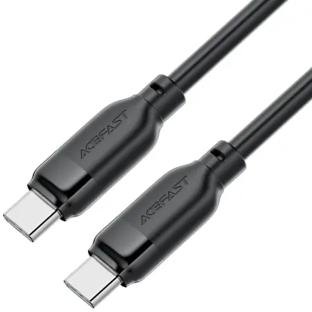 Cable Acefast C16-03 USB-C  to USB-C 60W 3A USB2.0 Black 1.2m