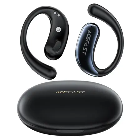 Wireless Earphones Hands Free Acefast FA005 TWS Ultra Thin v5.4 400mAh 20hr Working Time ENC IPX4 Black