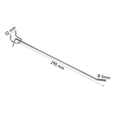 Hook 29cm Metal Heavy Duty for Display Stand