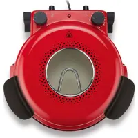 Electric Pizza Oven Smarton PO 300 with Temperature and Timer Control and Audible Timer Signal Red