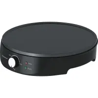 Crepe/Pancake Maker Smarton CM 300 1200W with Adjustable Temperature Non-stick Surface 30cm and Wooden Tools Black