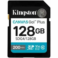 Memory Card SDXC 128GB Kingston CanvasGo+ Class 10 up to 200Mb/s SDG4/128GB
