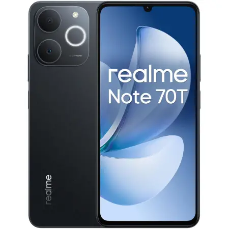 Realme Note 70T 4G Dual Sim 6.74" 4GB/128GB IP54 Obsidian Black