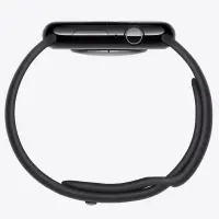 Apple Watch Series 10 Aluminum 42mm GPS NFC IP6X  Aluminum Case Jet Black with Sport Band Black MWWE3QC/A