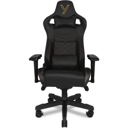 Gaming Chair Yenkee YGC 200BK FORSAGE XL Black with Scratch Resistant PU Leather and 4D Armrest Adjustment Max. Load 150kg