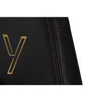 Gaming Chair Yenkee YGC 200BK FORSAGE XL Black with Scratch Resistant PU Leather and 4D Armrest Adjustment Max. Load 150kg