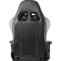 Gaming Chair Yenkee YGC 300RGB STARDUST Black with Scratch Resistant PU Leather 3D Armrest Adjustment and RGB Lighting Max. Load 120kg