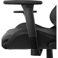 Gaming Chair Yenkee YGC 300RGB STARDUST Black with Scratch Resistant PU Leather 3D Armrest Adjustment and RGB Lighting Max. Load 120kg