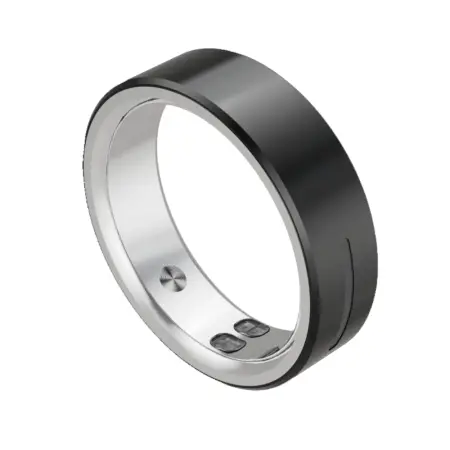 Smart Ring Maxcom mRing MR200 No.12 (Inside DIameter 21.7mm) IP68 with Heart Rate and Sleep Monitoring Black
