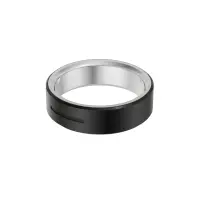 Smart Ring Maxcom mRing MR200 No.12 (Inside DIameter 21.7mm) IP68 with Heart Rate and Sleep Monitoring Black