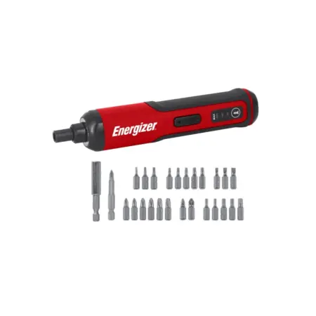 Energizer 3GS01 Recheargable Electric Screwdriver 3V 3Nm 300Rpm 1500mAh USB-C with 26 Screwdriver Bits
