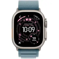 Apple Watch Ultra 3 49mm GPS eSIM NFC IP6X Titanium Case με Black Alpine Loop MF0V4QC/A