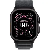 Apple Watch Ultra 3 49mm GPS eSIM NFC IP6X Titanium Case Black with Black Alpine Loop MF0V4QF/A