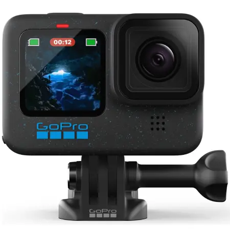 Action Camera GoPro Hero12 CHDHX-121-RW 5K 1720mAh 177 ° and 2.27" Touch Screen 10m Underwater Black