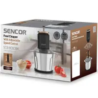 Multi Cutter Multi with 9 Titanium Blades 3000ml Stainless Steel 800W Sencor SCB 8000BK