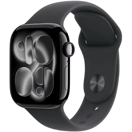 Apple Watch Series 11 (2025) Aluminum 42mm GPS eSim NFC IP6X  Aluminum Case Jet Black with Sport Band Black MEQT4WF/A