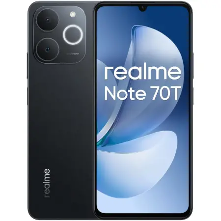 Realme Note 70T 4G Dual Sim 6.74" 4GB/256GB IP54 Obsidian Black