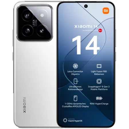 Xiaomi 14 5G Dual Sim 6.36" 12GB/512GB NFC IP68 White