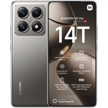 Xiaomi 14T Pro 5G Dual Sim 6.67" 12GB/512GB NFC IP68 Titan Grey