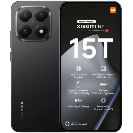Xiaomi 15T 5G Dual Sim 6.83" 12GB/512GB NFC IP68 Black