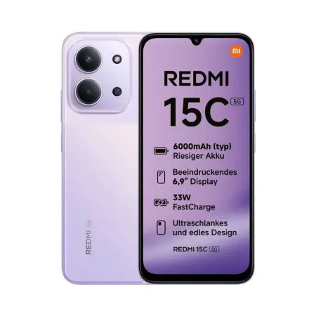 Xiaomi Redmi 15C 5G Dual Sim 6.9" 4GB/128GB NFC IP64 Dusk Purple