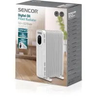 Sencor SOH 3513BK Oil Radiator 13 Heating Fins 2500W with Thermostat