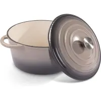 Oval Enamel Pot 26x12cm 4.8lt Lamart IRON LT1303