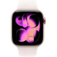 Apple Watch Series 11 5G (2025) Aluminum 42mm GPS eSIM NFC IP6X  Aluminum Case Rose Gold with Sport Band Light Blush MF8E4WF/A