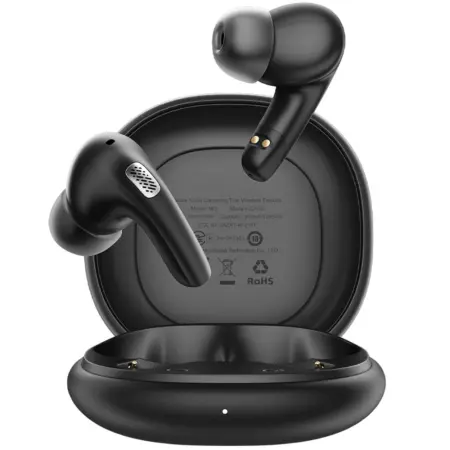 Wireless Hands Free Acefast W3 v5.4 350mAh ANC TWS 4-mic ENC with Mini Charging Case Black