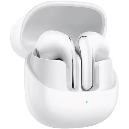 Wireless Bluetooth Xiaomi Buds 5 BHR8117GL IP54 with Active Noise Cancellation and Charging Case White