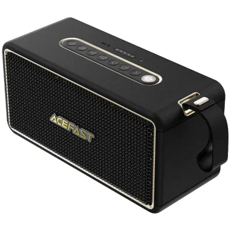 Wireless Speaker Acefast K3 Ultra v5.4 TWS 120W 4500mAh with Microphone USB AUX TF and RGB Lighting IPX6 Black
