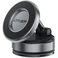 Mobile Phone Magnetic Desktop Holder Acefast E28 with Powerfull Magnets and Free Rotation Grey