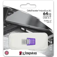USB Kingston Data Traveller MicroDuo 3C USB-A + USB-C 3.2 64GB DTDUO3CG3/64GB