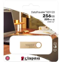 USB Kingston Data Traveller SE9 G3 3.2  256GB Metallic Gold DTSE9G3/256GB