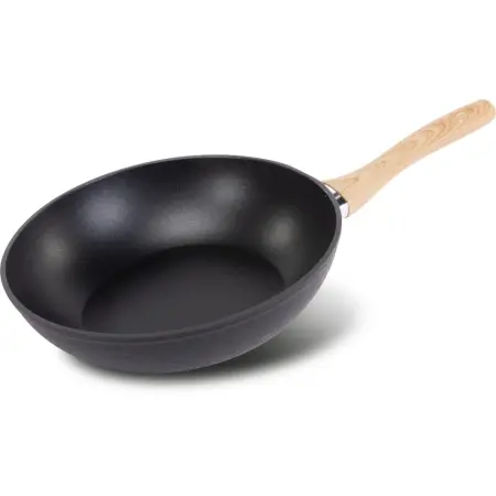 NATUR Non-stick Aluminum Wok Pan 28cm Lamart LT1306 Black