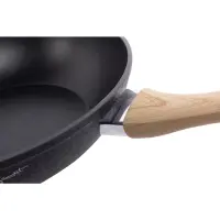NATUR Non-stick Aluminum Wok Pan 28cm Lamart LT1306 Black