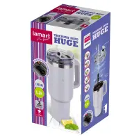 Stainless Steel & Plastic Thermos Cup 1.2L HUGE Lamart LT4086 White Grey