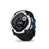 Garmin Instinct 3 Solar Supernova Edition 50mm GPS 10 ATM Whitestone/Black and Blue