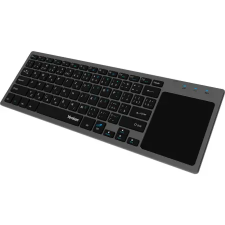 Yenkee YKB 5000CS Wireless Keyboard with 4.5" Touchpad and Low Batery Indicator Black