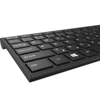 Yenkee YKB 2000CS Wireless Slim Keyboard with Low Profile Silent Keys and Auto Sleep Function Black